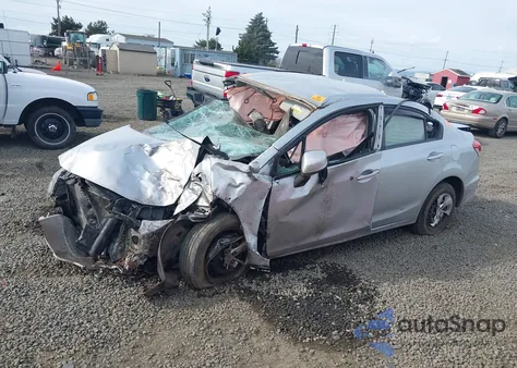 2013 Honda Civic Lx from USA, damaged, VIN 2HGFB2F54DH519722